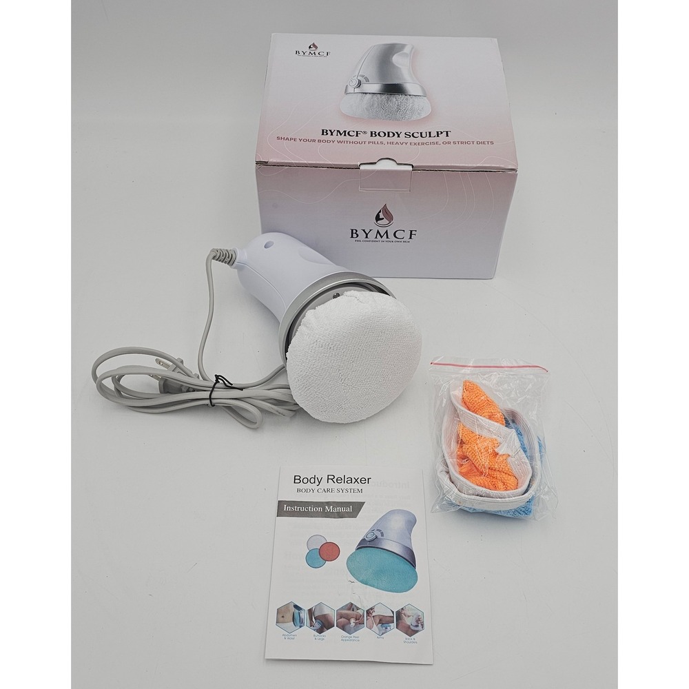 BYMCF Body Sculpt Cellulite Massager Lymphatic Drainage Body Relaxer White